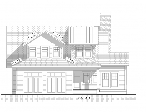 Back Elevation (With Attached Garage)